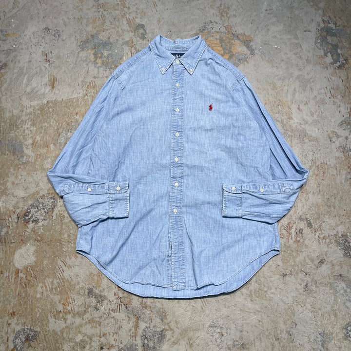 #4318 Ralph Lauren/ラルフローレン L/S B.D Shirts/ボタンダウンシャツ/CLASSIC FIT/サイズL