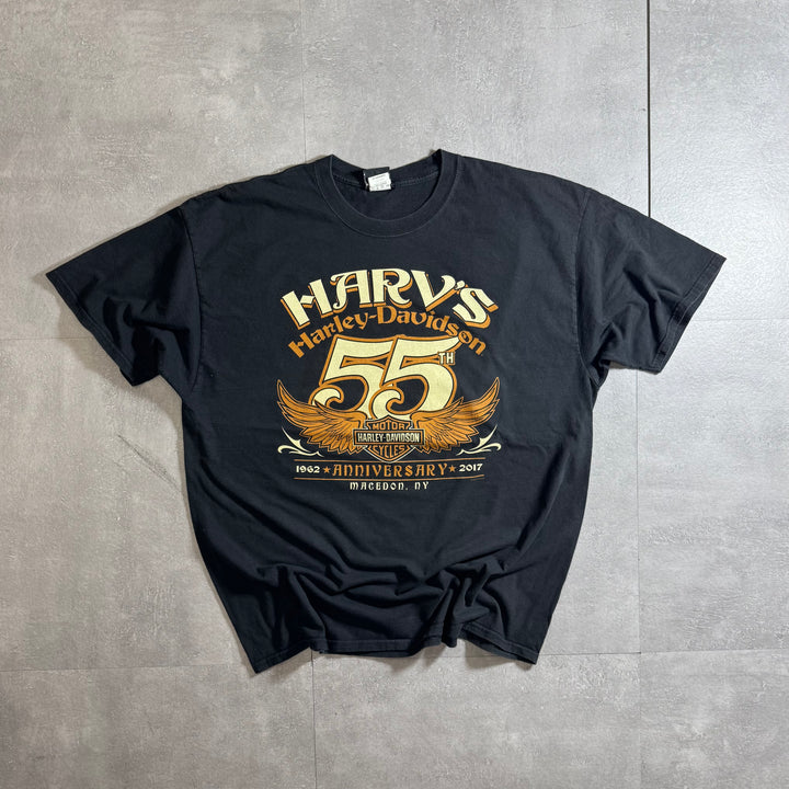 古着 Harley-Davidson ハーレーダビッドソン プリントTシャツ アメカジ サイズ2XL