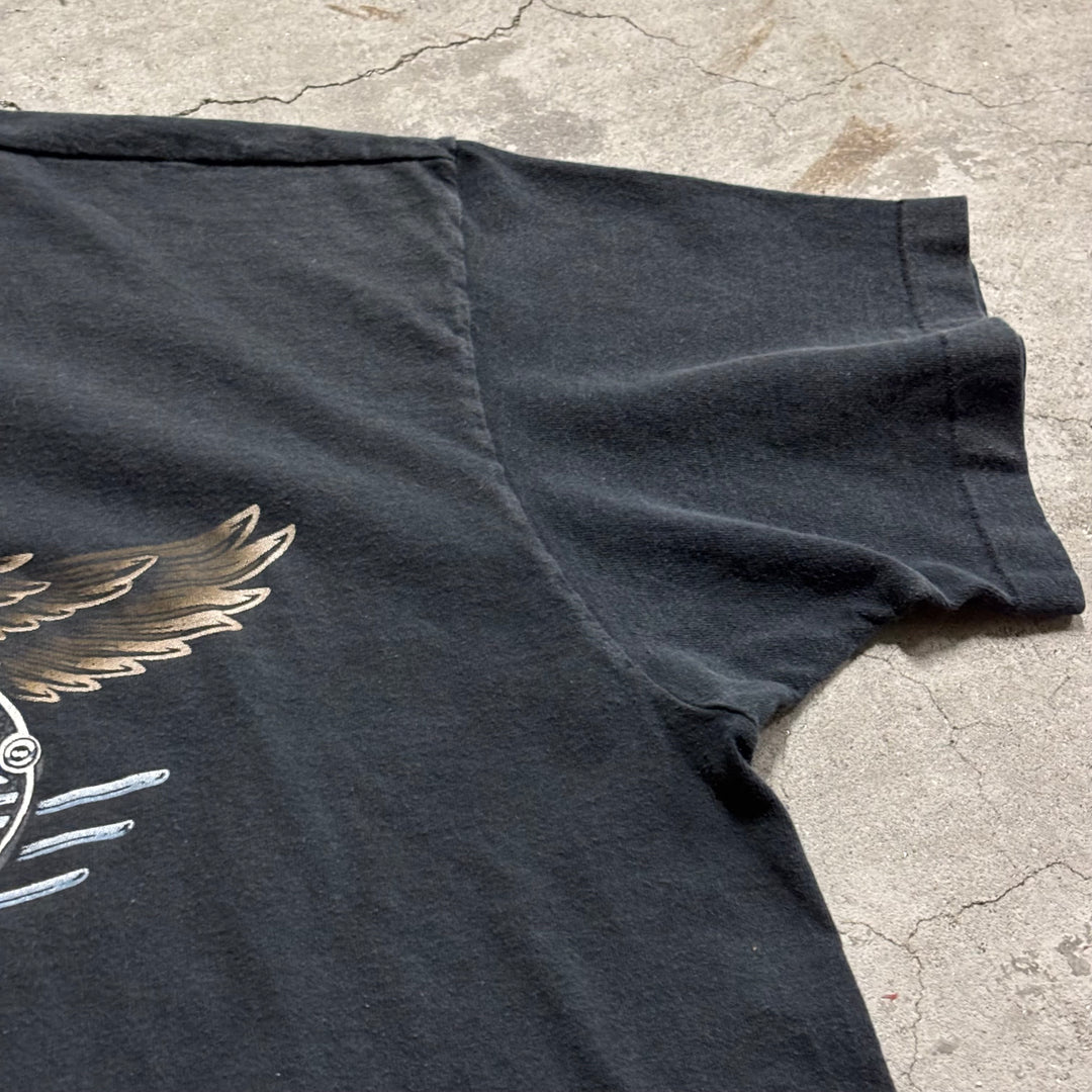 古着 USA製 90's Harley-Davidson/ハーレーダビッドソン/ プリントTシャツ/ サイズXL相当