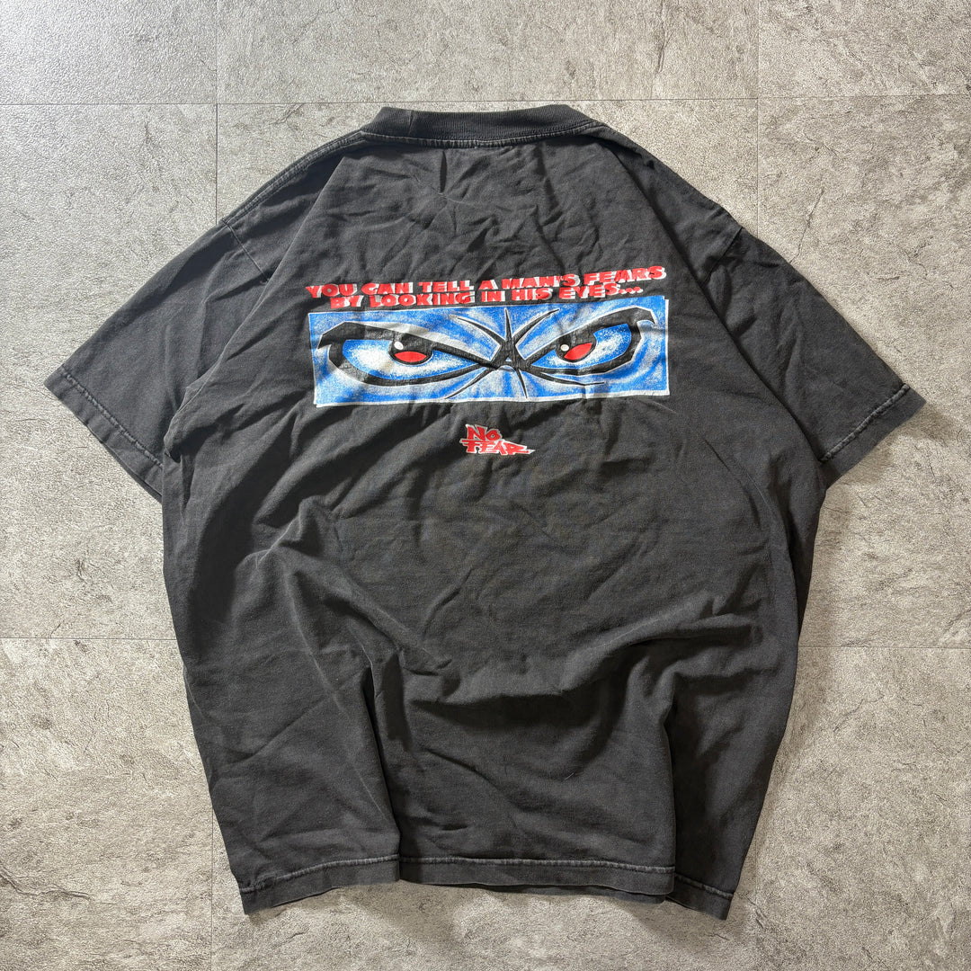 古着 00s No Fear ノーフィア Real faded Tシャツ サイズL