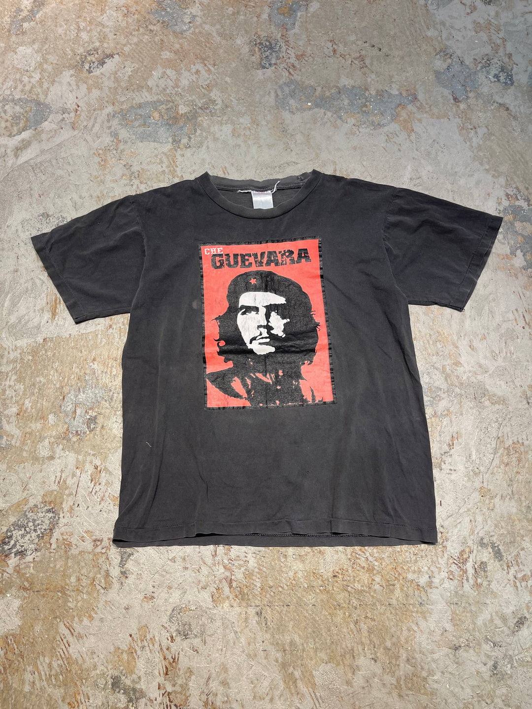 #MA154 古着 90's CHE GUEVARA/チェ･ゲバラ / 元キューバ産業大臣 / ヴィンテージ シングルステッチ プリントTシャツ/サイズXL相当