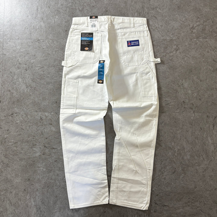 古着 Dickies×SHERWIN WILLIAMS ディッキーズ× シャーウィン・ウィリアムズ ペインターパンツ  デッドストック 実寸サイズ36×33