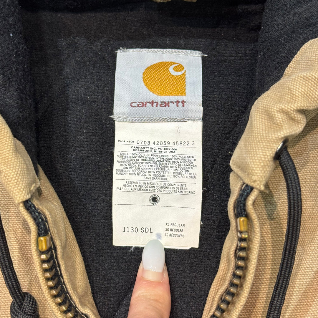 古着 Carhartt/ カーハート/ アクティブジャケット/ ダック地/ 裏地キルティング/ サイズXL