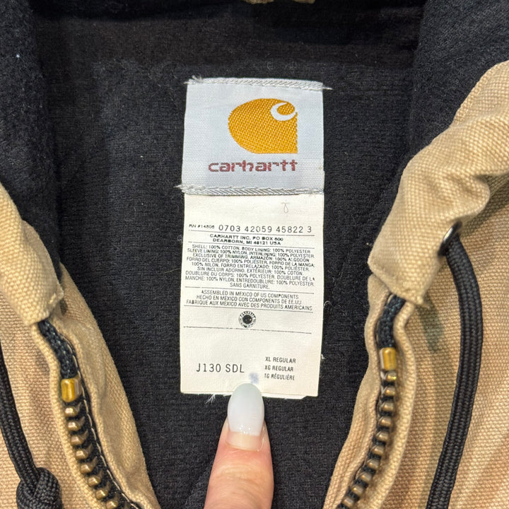 古着 Carhartt/ カーハート/ アクティブジャケット/ ダック地/ 裏地キルティング/ サイズXL