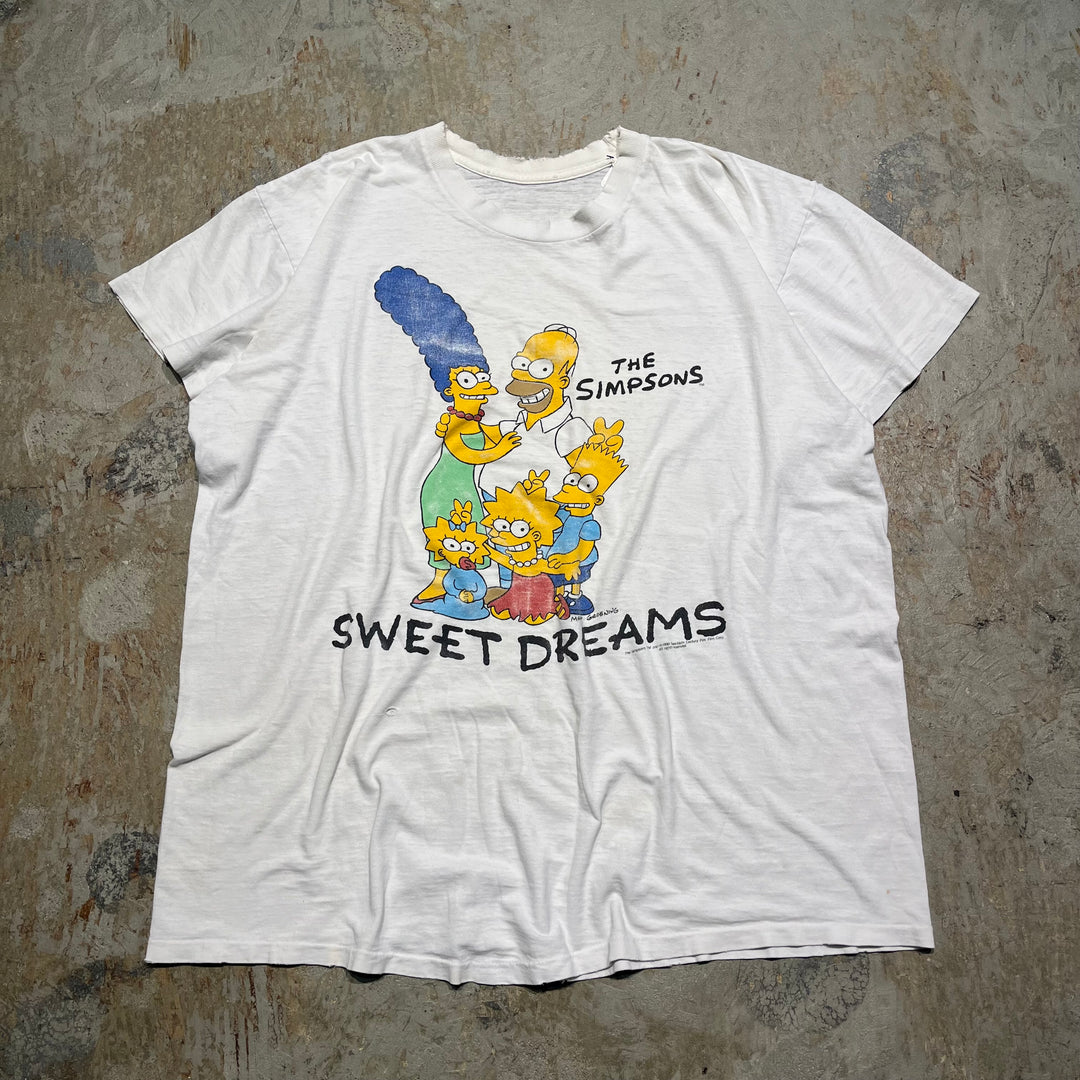 古着 90's ザ･シンプソンズ/SWEET DREAMS/ヴィンテージ シングルステッチ Tシャツ/サイズL-XL相当