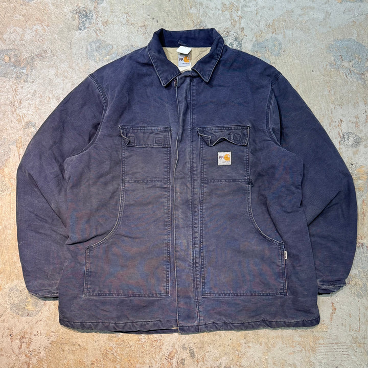 古着 Carhartt/ カーハート/ トラディショナルコート/ ダック地/ 裏地キルティング/ サイズ2XL