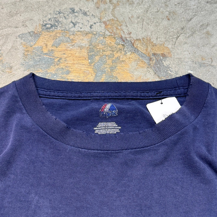 古着 Majestic/マジェスティック/New York Yankees/ニューヨーク ヤンキース/プリントTシャツ/ リメイク/ サイズL
