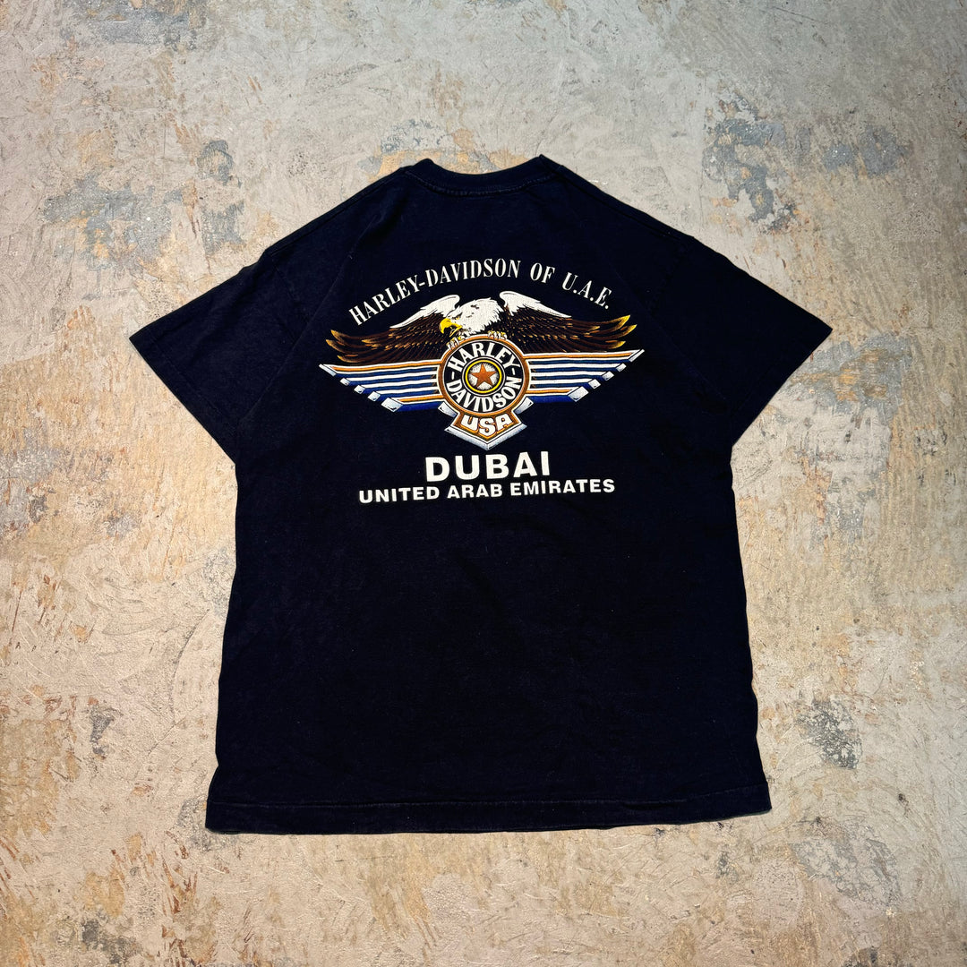 古着 USA製 95's Harley-Davidson/ハーレーダビッドソン/ プリントTシャツ/ シングルステッチ/ サイズL