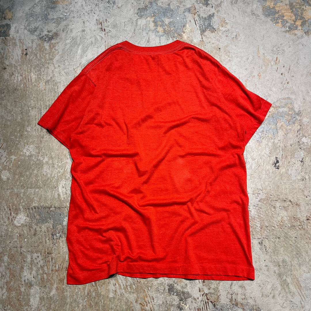 #4799 古着 USA製 80's~ SCREEN STARS/スクリーンスターズ/ヴィンテージ シングル ステッチ Tシャツ/サイズL