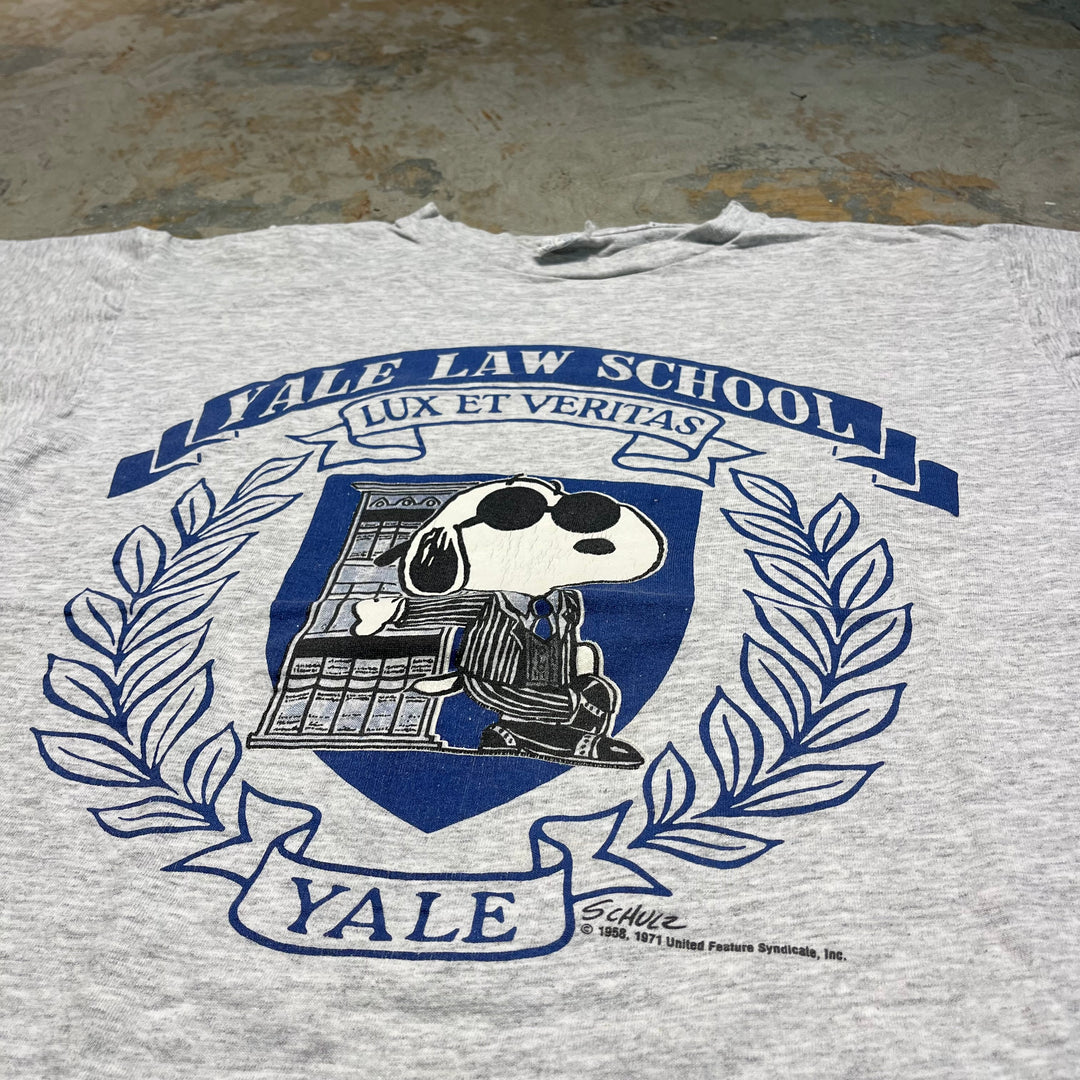 #4283 Unknow/short sleeve t-shirt Tee/シングルステッチ/半袖Tシャツ/71's/YALE/カレッジロゴ/スヌーピー/MADE IN USA/サイズM