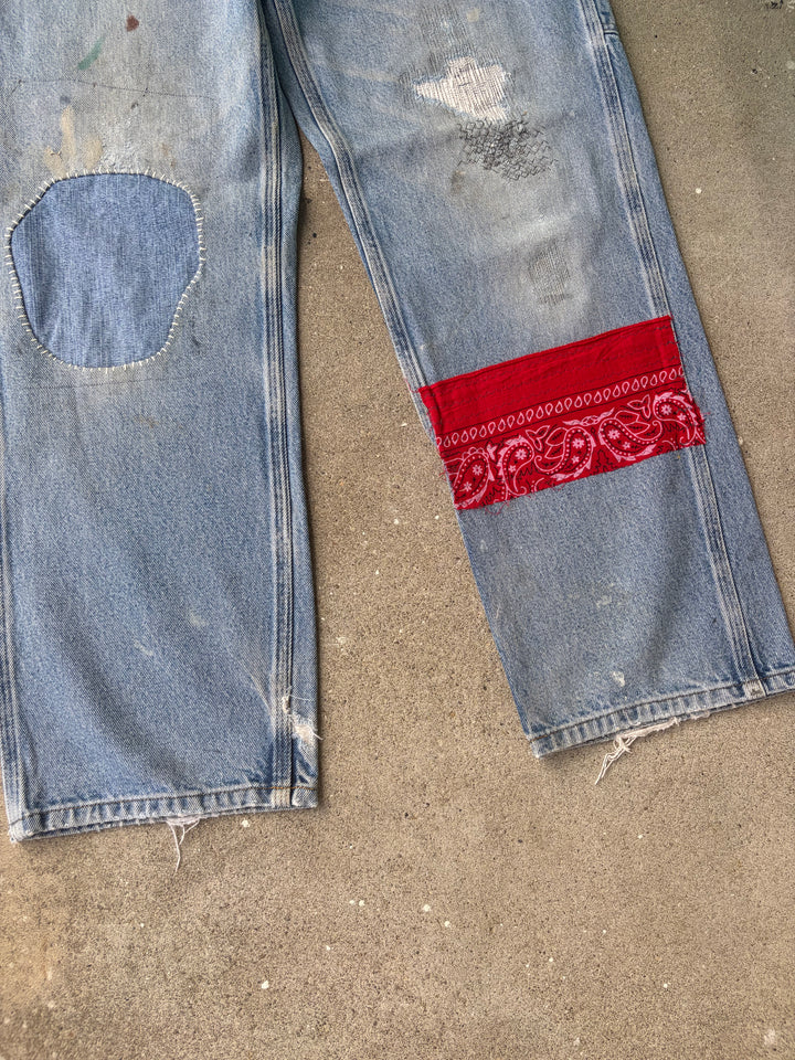 Carhartt Patchwork Denim Pants W32 L32