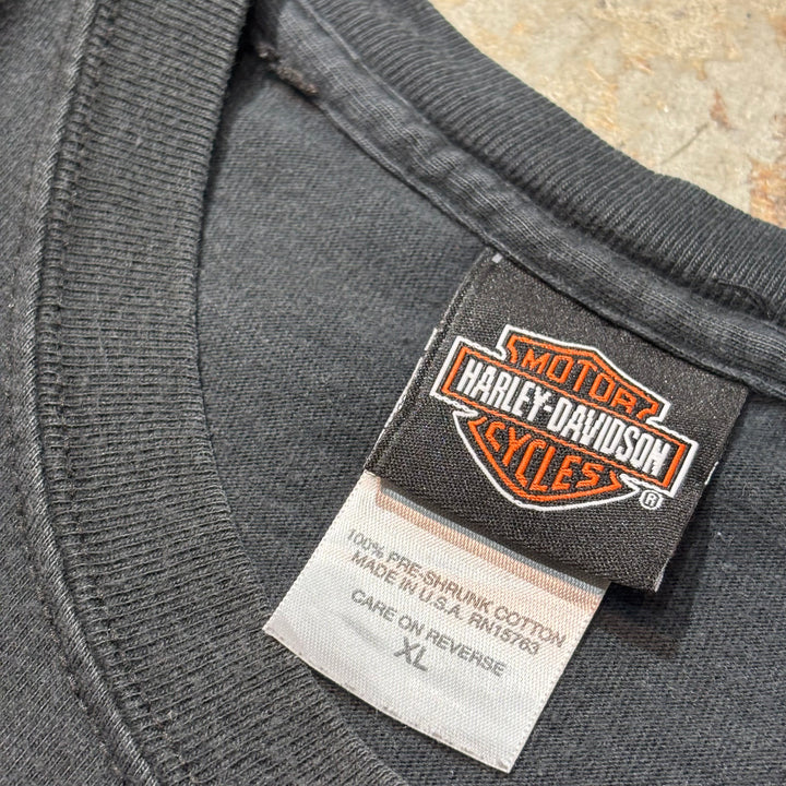 古着 USA製 Harley-Davidson/ハーレーダビッドソン/ プリントTシャツ/ サイズXL