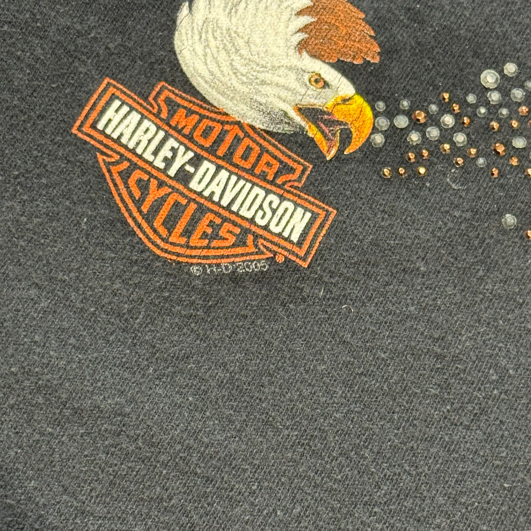 古着 Harley-Davidson ハーレーダビッドソン プリントTシャツ レディース Y2K サイズXL