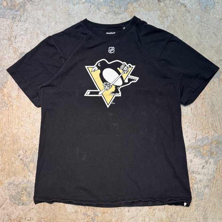 古着 Reebok/リーボック/NHL/ピッツバーグ・ペンギンズ/プリントTシャツ/ サイズL
