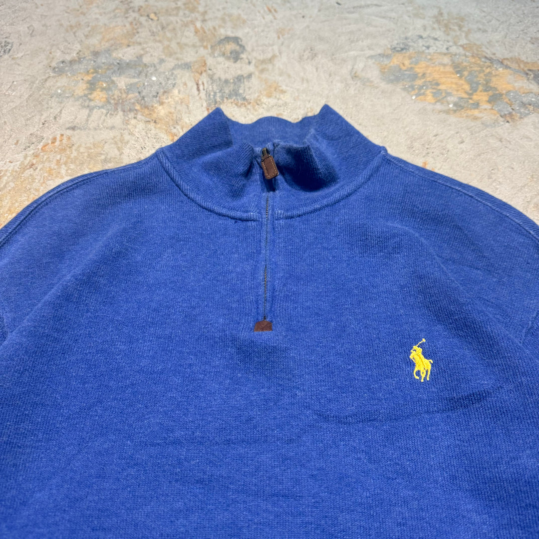 古着 POLO by Ralph Lauren/ ポロ バイ ラルフローレン/ ハーフジップニットセーター/ サイズM