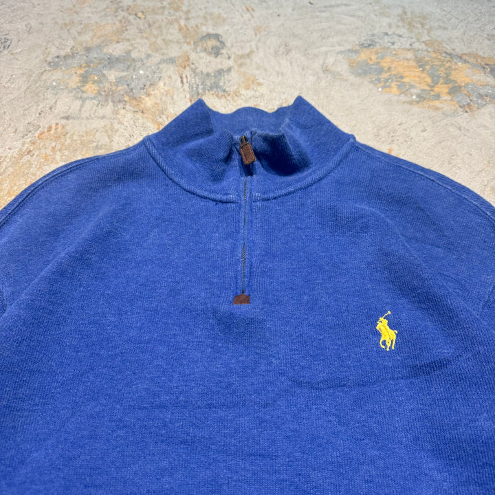 古着 POLO by Ralph Lauren/ ポロ バイ ラルフローレン/ ハーフジップニットセーター/ サイズM