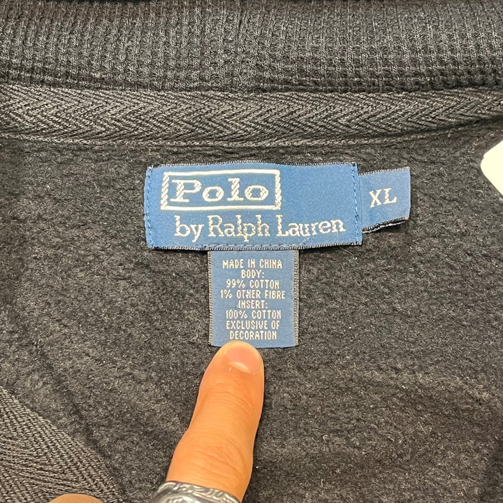 古着 90's〜 POLO by Ralph Lauren/ ポロラルフローレン/ジップアップパーカー/ダブルフェイス/サイズXL