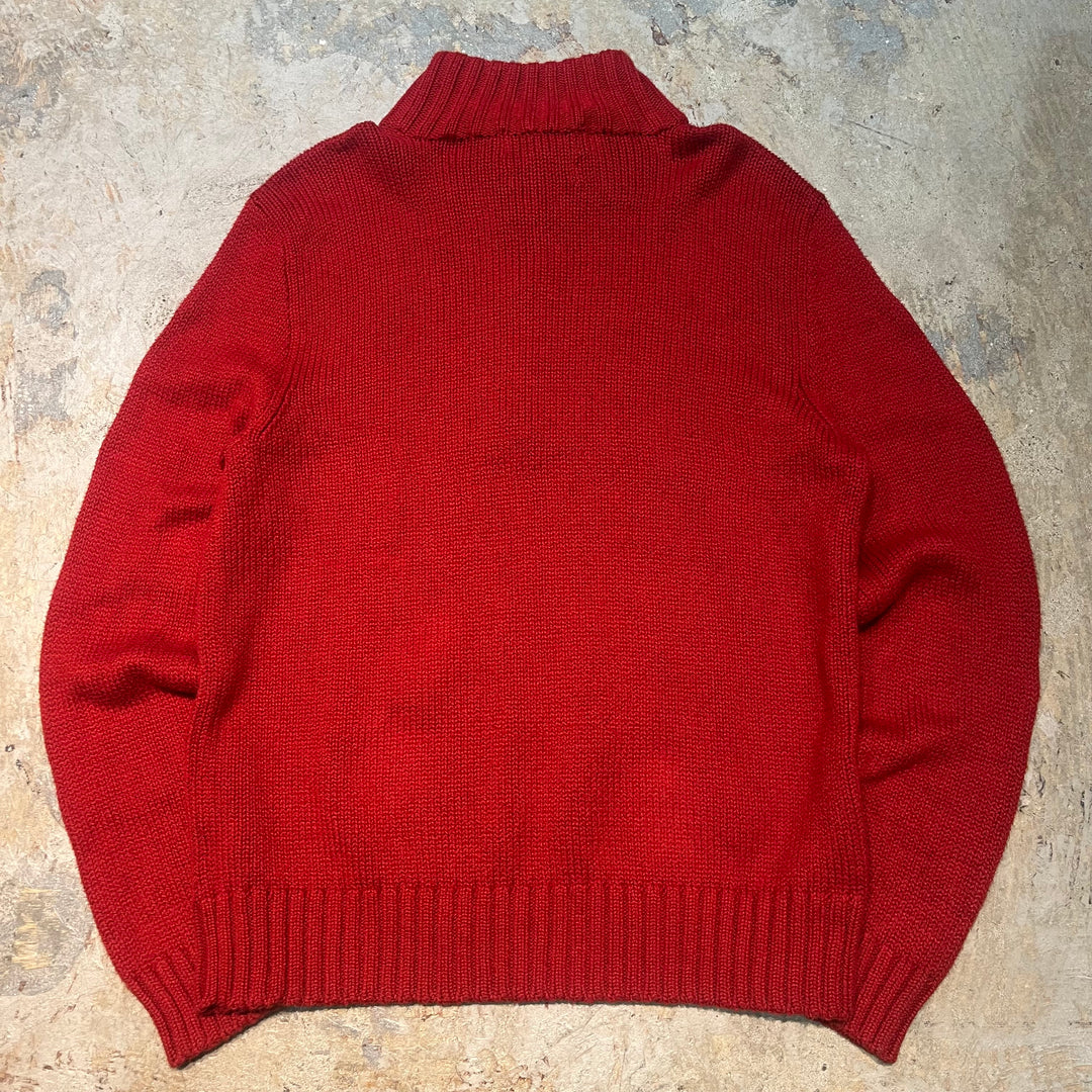 古着 90's〜 POLO by Ralph Lauren/ ポロ バイ ラルフローレン/ ハーフジップニットセーター/ サイズL