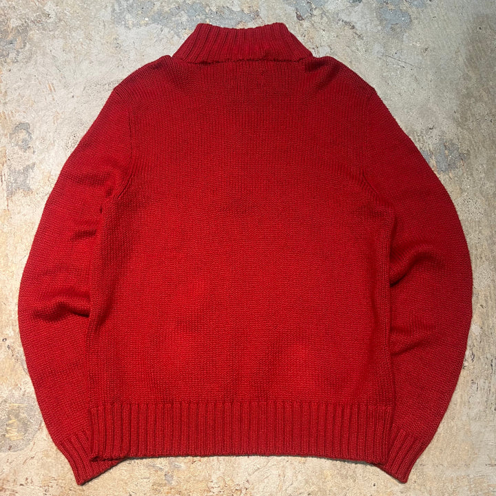 古着 90's〜 POLO by Ralph Lauren/ ポロ バイ ラルフローレン/ ハーフジップニットセーター/ サイズL