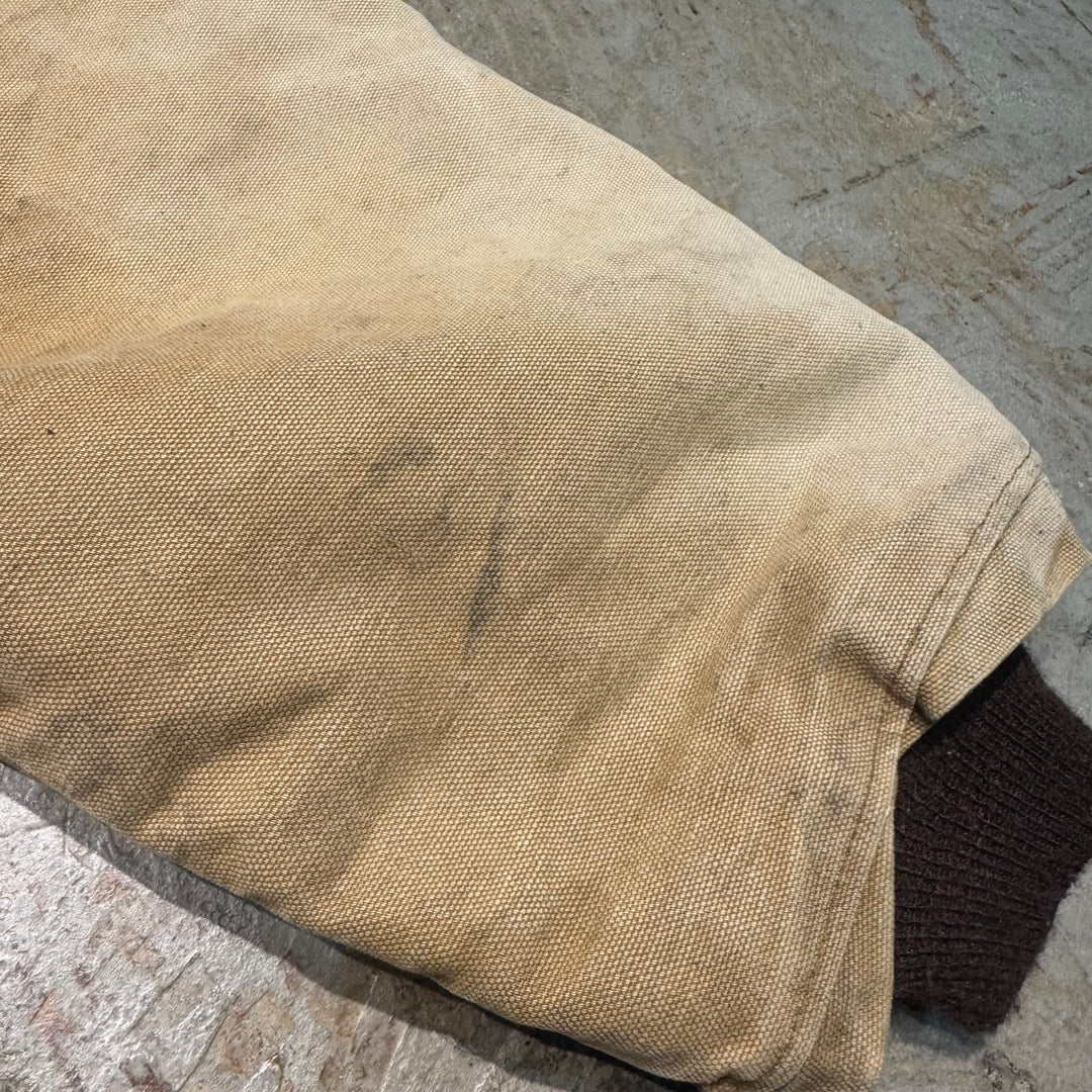 古着 90's carhartt/ カーハート/ トラディショナルコート/ 裏地キルティング/ 襟コーデュロイ/ サイズ3XL
