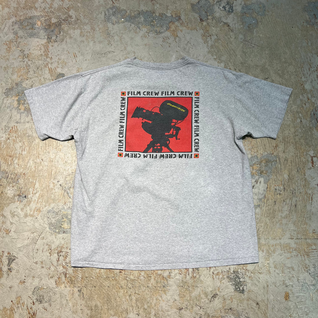 古着 USA製 90's ONEITA/オニータ/パナビジョン/企業系/ヴィンテージ シングルステッチ プリントTシャツ/サイズL相当