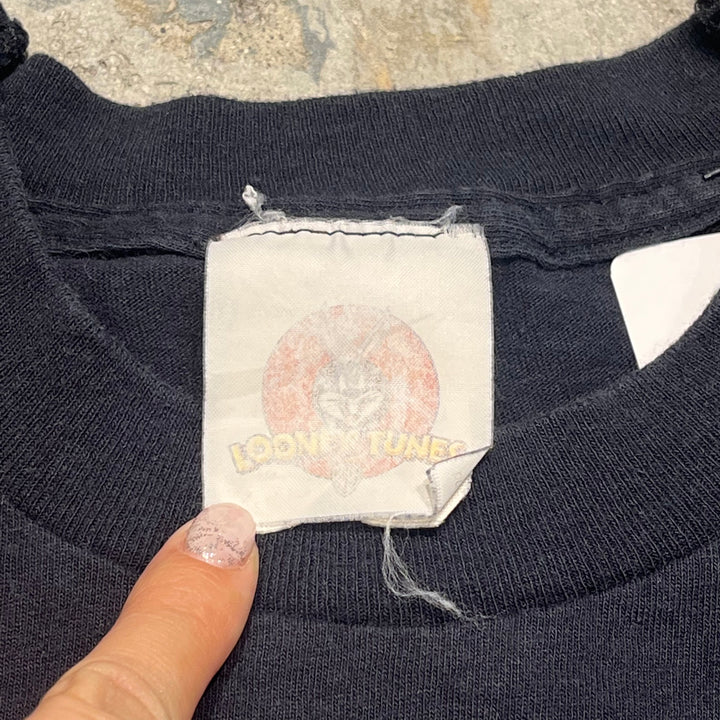 #4816 古着 98's ワーナーブラザーズ ルーニー･テューンズ トゥイーティー ヴィンテージ シングルステッチ TシャツサイズL相当