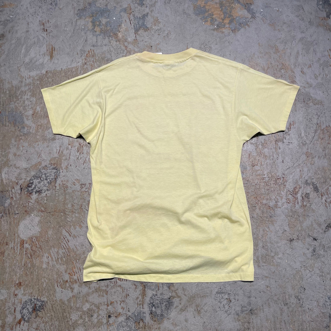 #4724 古着 80's Hanes ヘインズ/トライアスロン/ヴィンテージ シングルステッチ Tシャツ/USA製/サイズL