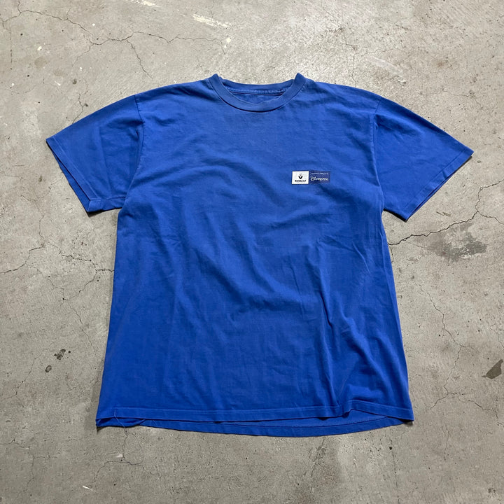 古着 ディズニーランド･パリ/RENAULT/自動車/企業系/ヴィンテージ シングルステッチ プリントTシャツ/サイズ2XL
