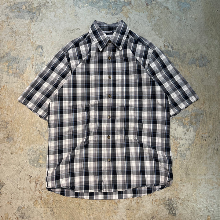 古着 carhartt/ カーハート/ ボタンダウン半袖シャツ/ チェック柄/ サイズM