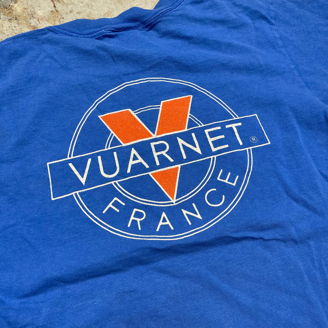 古着 USA製 VUARNET FRANCE/ヴァルネ/サングラスメーカー/企業系/ヴィンテージ シングルステッチ Tシャツ/サイズL相当