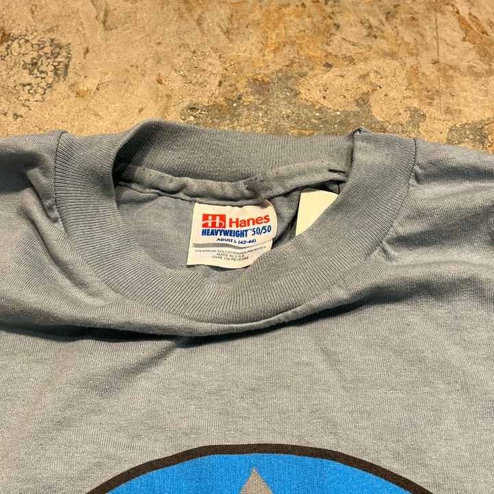 古着 USA製 90's~ ヘインズ/CAMP CHAWANAKEE/キャンプ･チャワナキー 1995/児童キャンプ/シェイバーレイク/企業系/ヴィンテージ シングルステッチ Tシャツ/サイズXL相当