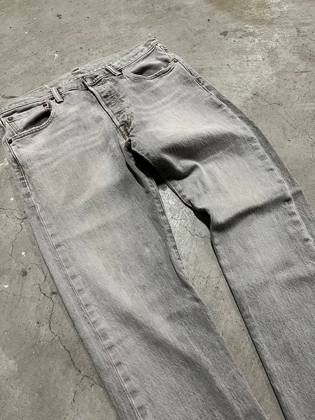 #MA13 古着 Levi's/リーバイス/Black Denim Pants/ブラックデニムパンツ/501/実寸サイズ32×30