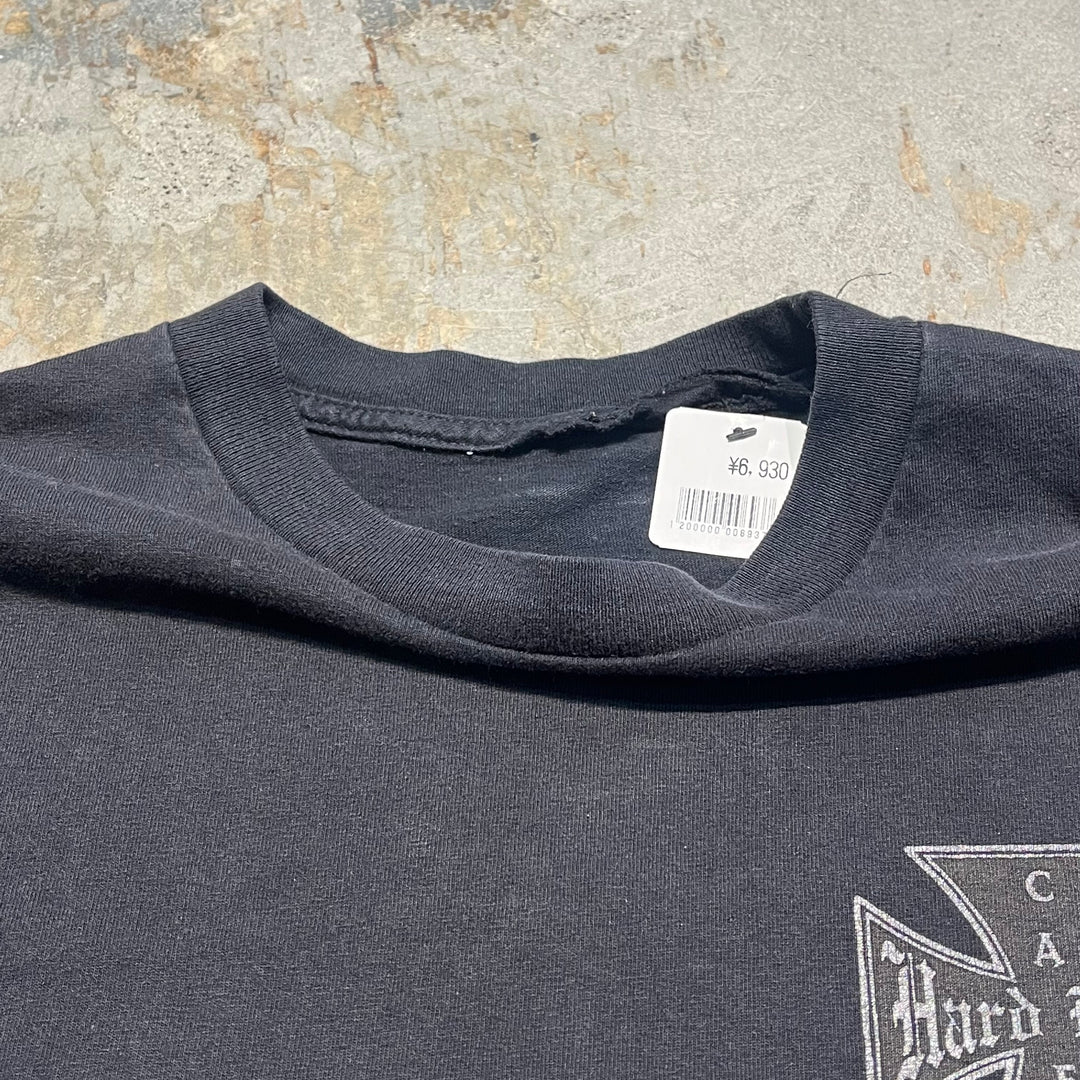古着 90's HARD ROCK CAFE Detroit/ハードロックカフェ/アドバタイジング/企業系/プリントTシャツ / サイズ2XL相当
