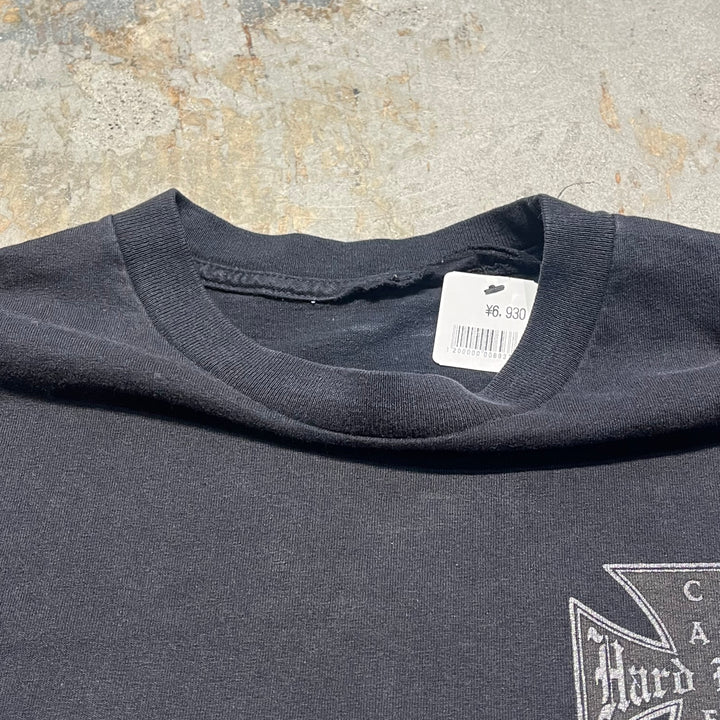 古着 90's HARD ROCK CAFE Detroit/ハードロックカフェ/アドバタイジング/企業系/プリントTシャツ / サイズ2XL相当