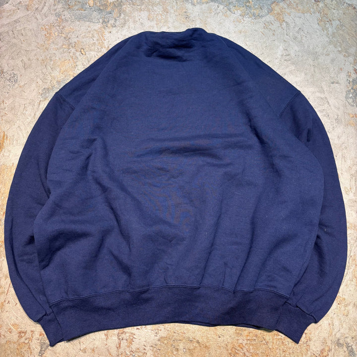 古着 USA製80's〜 RUSSELL ATHLETIC/ ラッセルアスレチック/ ブランククルーネックスウェット/ 無地/ 前Vガゼット/ サイズXXL