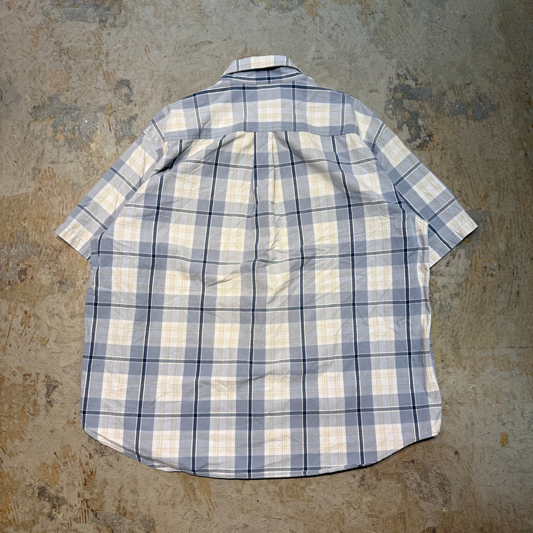 古着 carhartt/ カーハート/ ボタンダウン半袖シャツ/ チェック柄/ サイズXL