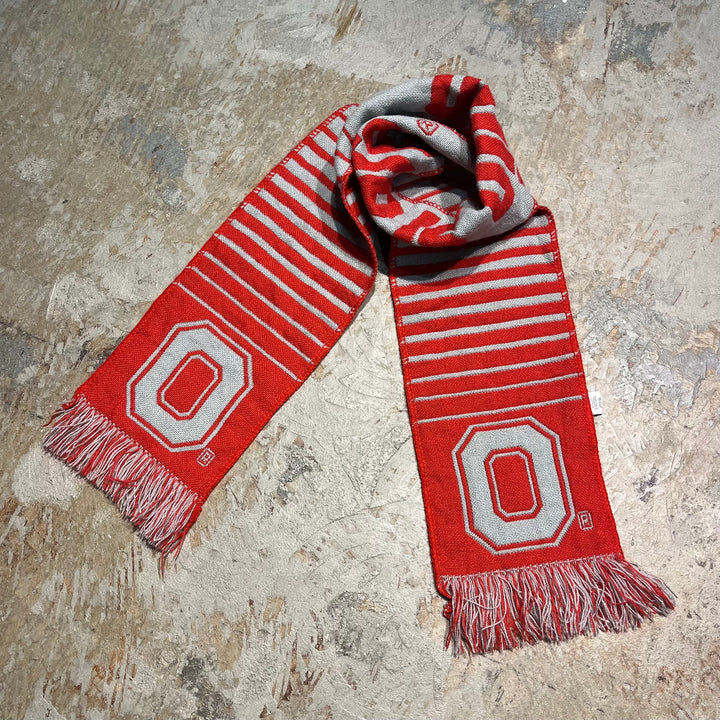 #2092 古着 サッカーマフラー　Ohio State Buckeyes/オハイオ・ステイト・バックアイズ