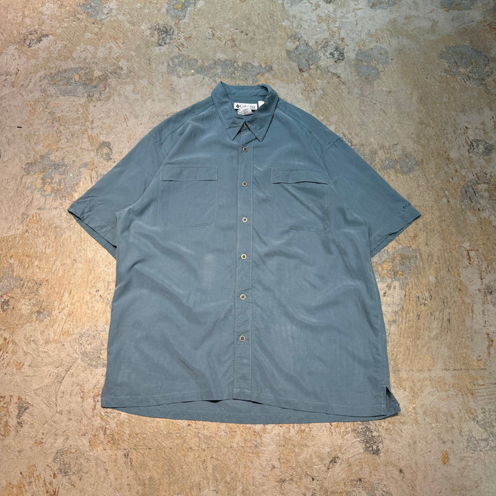 古着 Columbia/ コロンビア/ 半袖シャツ/ 無地/ サイズL