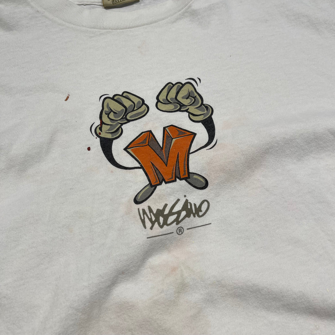 古着 USA製 Punching the Clown/コメディ/ミュージカル/ヴィンテージ シングルステッチ プリントTシャツ/サイズM