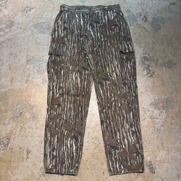 古着 USA製 USAVINTAGE/ リアルツリーカモパンツ/ 実寸サイズ33×33