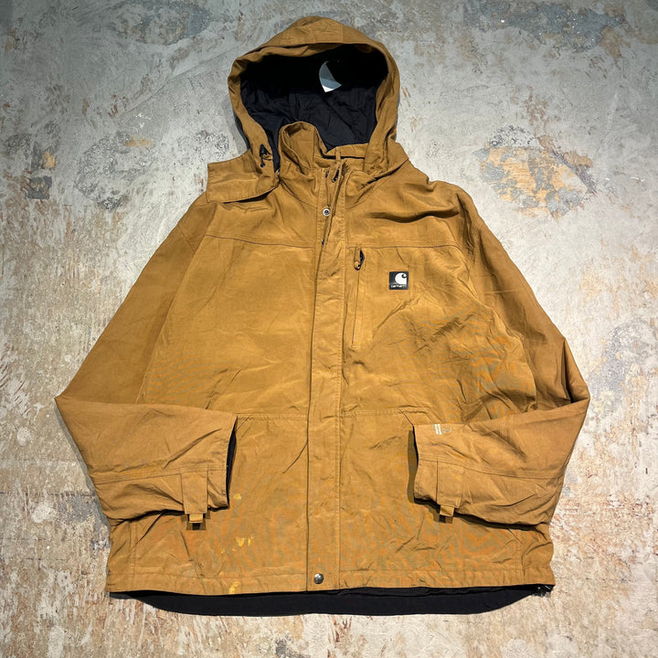 #3423 古着 Carhartt/カーハート/ shoreline jacket/ショアラインジャケット ウォータープルーフ /高通気性ナイロン/サイズXL