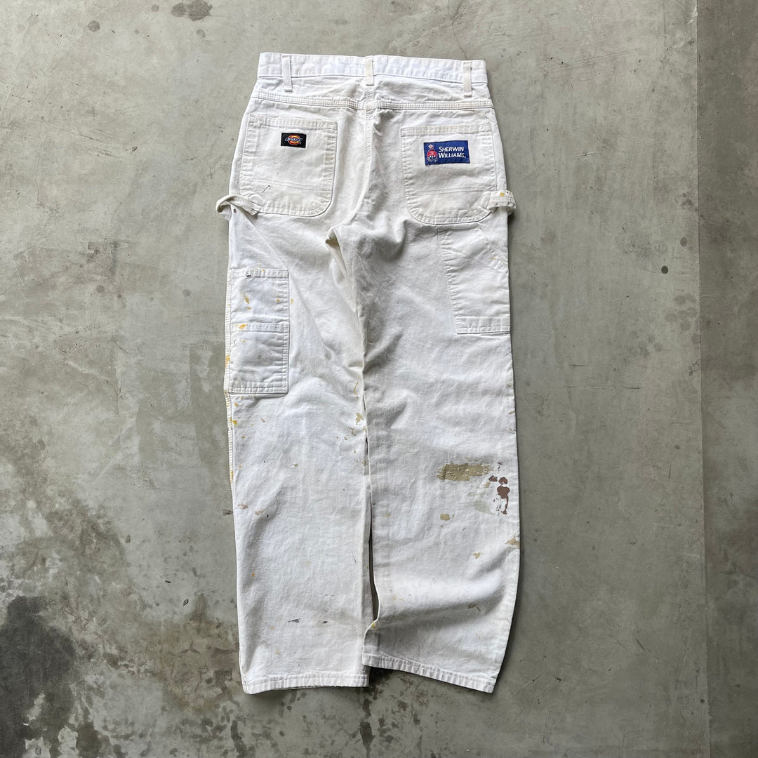 古着 Dickies×SHERWIN WILLIAMS/ディッキーズ× シャーウィン・ウィリアムズ/ ペインターパンツ / 企業ロゴ/ 実寸サイズ29×30