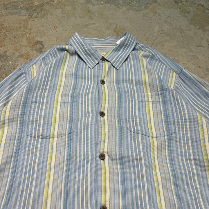 古着 TOMMY BAHAMA/トミーバハマ/半袖シャツ/シルク/サイズXL
