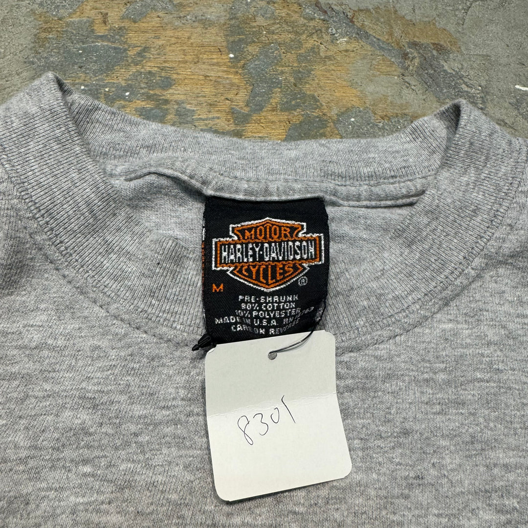 古着 USA製 Harley-Davidson/ハーレーダビッドソン/ プリントTシャツ/ サイズM