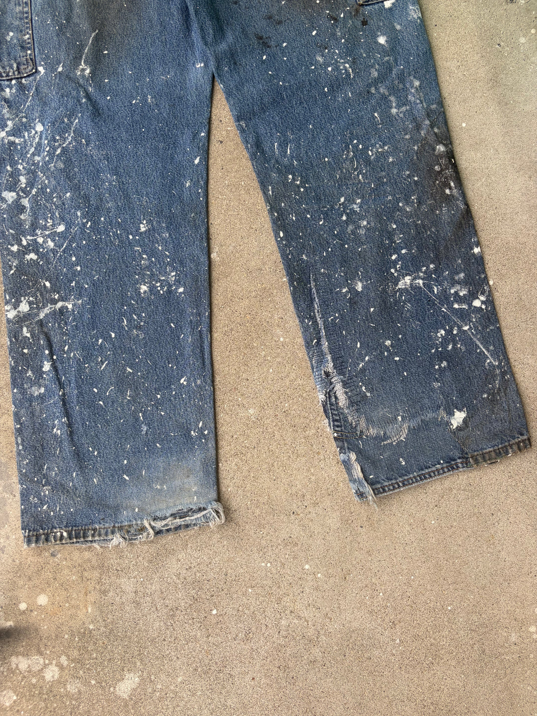 Carhartt Distressed Double Knee Denim Pants W34 L32