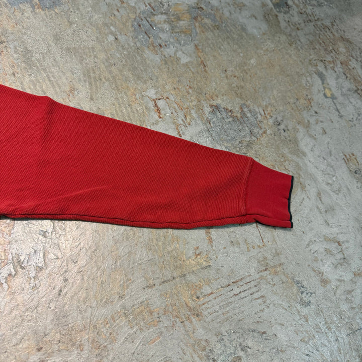 古着 POLO RALPH LAUREN/ポロラルフローレン/ VネックワッフルロングスリーブTシャツ/ サイズM