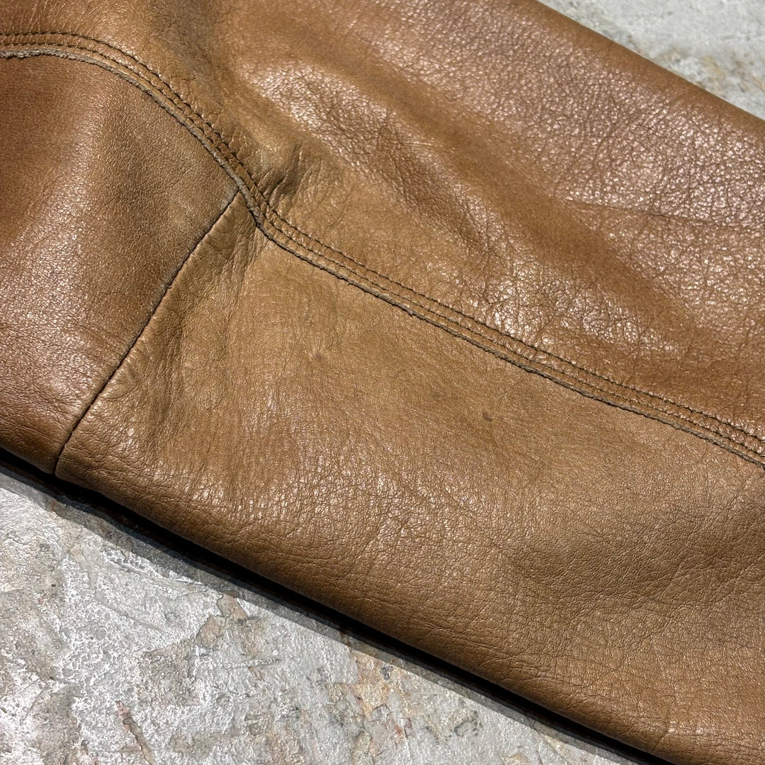 古着 WILSONS LEATHER/ ウィルソンズレザー/ 本革レザーハーフコート/ 牛革/ サイズM