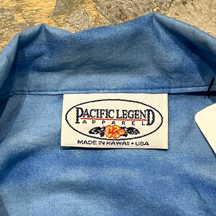 古着 USA製 PACIFIC LEGEND/ パシフィック レジェンド/ 半袖シャツ/ アロハシャツ/ 開襟/ サイズL