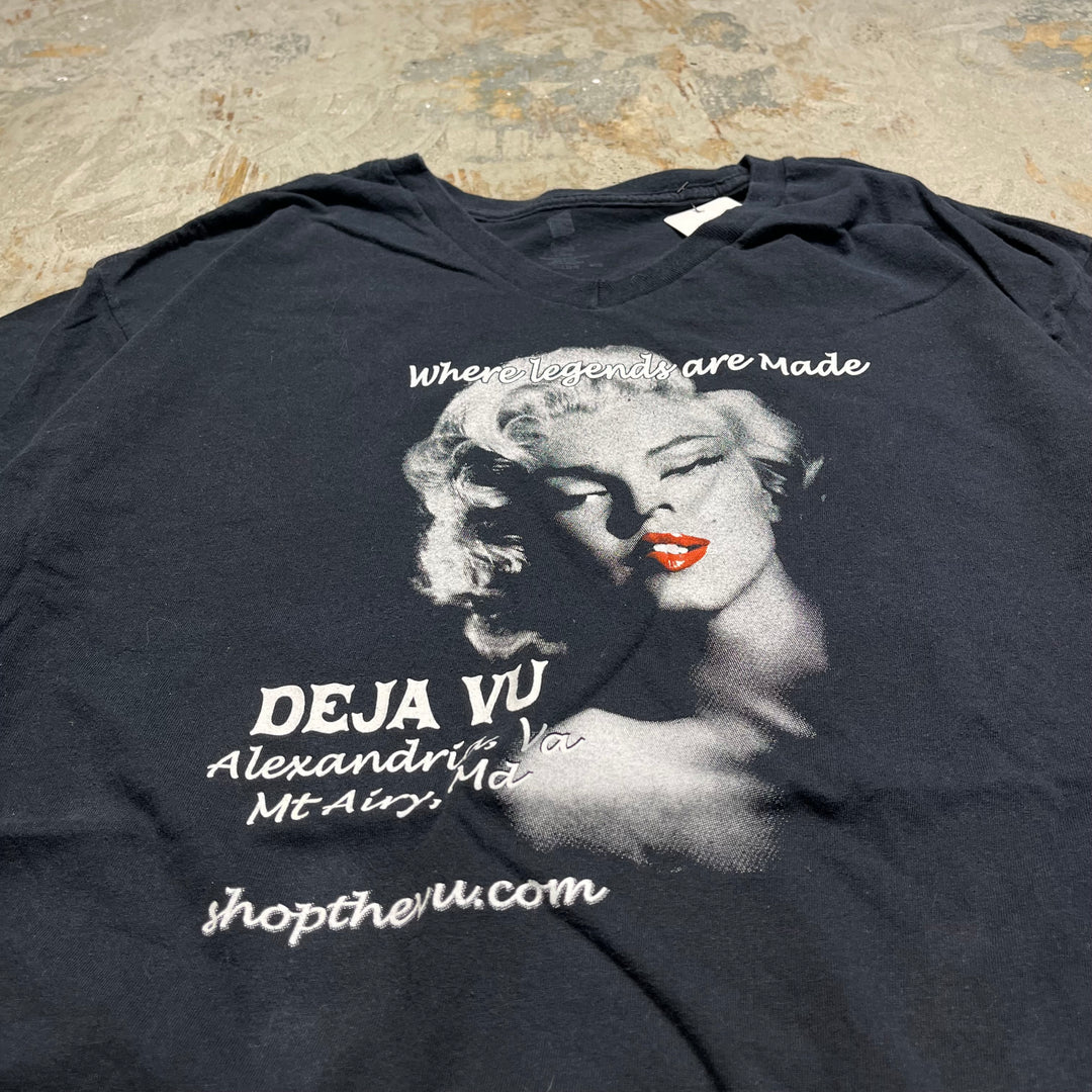 古着 ヘインズ/マリリンモンロー/伝説が生まれる場所/プリントTシャツ/サイズL