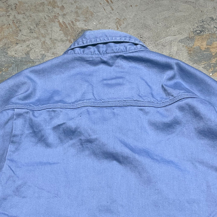 #4374 古着 Carhartt/カーハート/Long Sleeve Button Down Work Shirt/長袖ボタンダウンワーク/サイズL